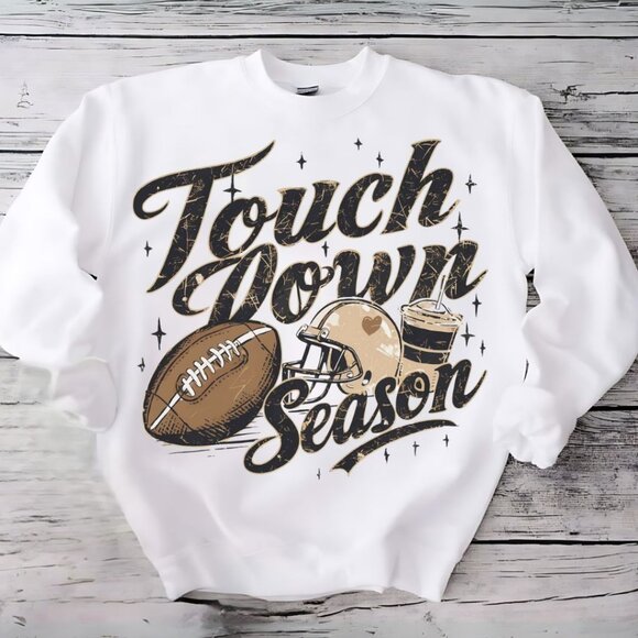 Touchdown Season Football Sweatshirt - Picture 1 of 2